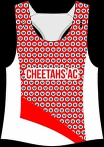 Tiled elite vest: crest-dot print with Cheetahs AC chest band